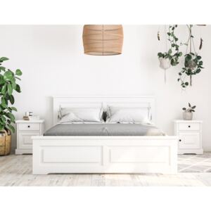 Białe łóżko Parma 48 I