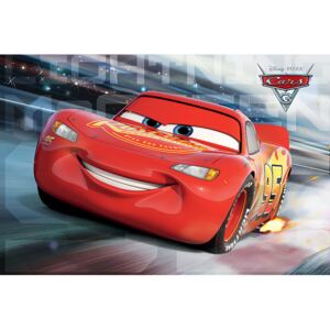 Plakat, Obraz Auta 3 - Cars 3 - McQueen Race, (91,5 x 61 cm)