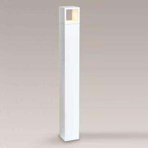 Lampa zewnętrzna stojąca LED MERIDA Maxlight styl nowoczesny aluminium biały F0030|30 dni na zwrot|Darmowa wysyłka od 150 zł