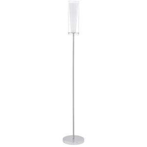 Lampa stojąca PINTO 1 Eglo styl nowoczesny stal nierdzewna szkło mleczne