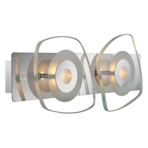 Kinkiet LED Bill Italux styl nowoczesny metal szkło chrom W29385-2P|30 dni na zwrot|Darmowa wysyłka od 150 zł