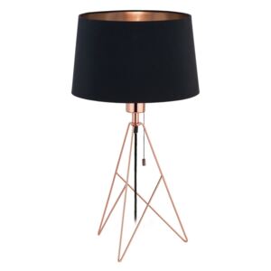 Lampka stołowa CAMPORALE Eglo styl nowoczesny metal tkanina