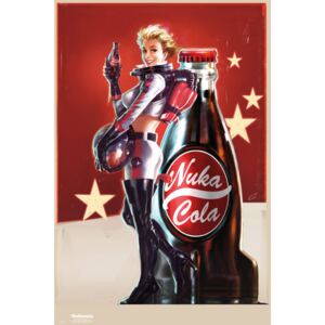 Plakat, Obraz Fallout 4 Nuka Cola, (61 x 91,5 cm)