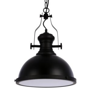 Lampa wisząca Maeva Italux styl industrialny metal szkło czarny MDM-2571/1|30 dni na zwrot|Darmowa wysyłka od 150 zł|rabaty w koszyku