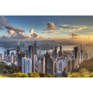 Plakat, Obraz Hong Kong - Victoria Peak, (91,5 x 61 cm)
