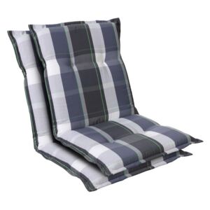 Blumfeldt Prato, nakładki na krzesła ogrodowe z niskim oparciem, poduszki na fotele, poliester, 50x100x8cm