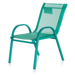 Happy Green krzesło ogrodowe do układania w stos NIKKI zielone