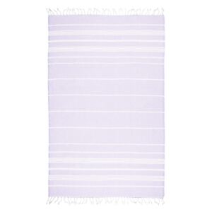 Jasnofioletowy ręcznik z domieszką bawełny Kate Louise Cotton Collection Classic Light Lilac, 100x180 cm