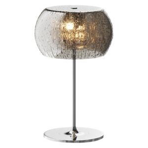 SELSEY Lampa stołowa Alexis 36 cm srebrna