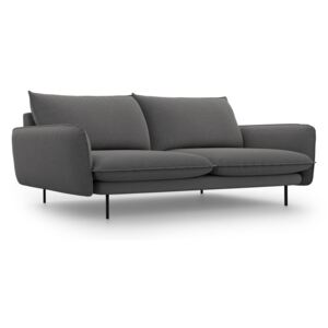 Ciemnoszara sofa Cosmopolitan Design Vienna, szer. 230 cm