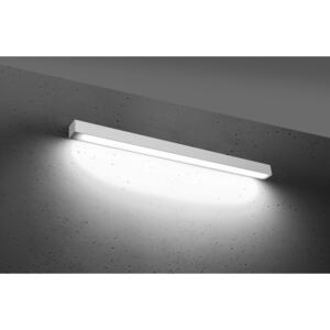 Nowatorska Lampa KINKIET PINNE 950 Biały Minimalistyczny Design Lampa Ścienna na Ścianę Moduł LED Zimna Barwa Światła Oświetlenie do Salonu Sypialni Biura Oprawa THORO