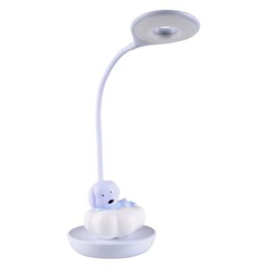 Polux LED Ściemnialna dětská stolní lampička DOG LED/2,5W/230V niebieski SA1359