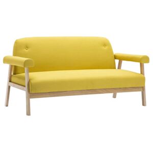 Tapicerowana sofa 3-osobowa Eureka 3Y - żółta