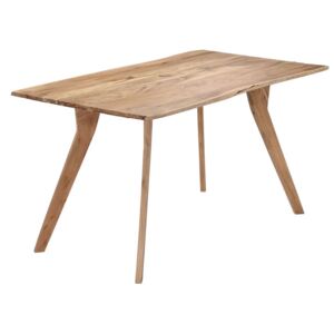Stół drewniany Notimo 2X – brązowy