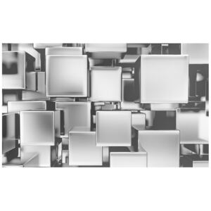 Fototapeta Platynowe bloki 3D, 8 elementów, 412x248 cm