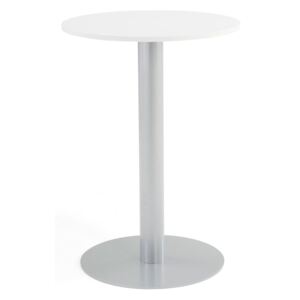 Stół barowy, okrągły, Ø700x1000 mm, biały