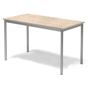 Stół PAX, 1200x700x720 mm, linoleum, beżowy