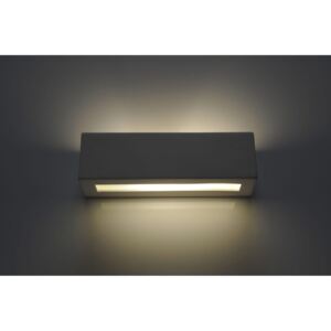 Sollux Lampa Kinkiet Ceramiczny VEGA SL.0006 Oprawa Biała Prostokąt Ścienna Oświetlenie LED E27