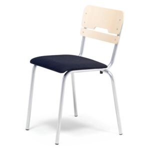 Krzesło Scientia, niskie, brzoza / tkanina, wysokość: 460 mm