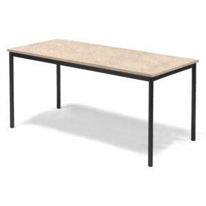 Stół SONITUS, 1600x800x720 mm, linoleum, beżowy