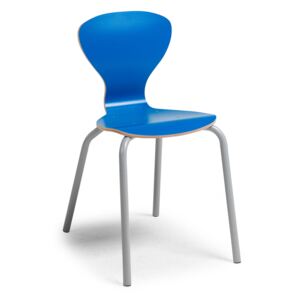 Krzesło uczniowskie Pluggis, niebieski