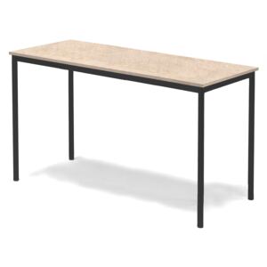 Stół SONITUS, 1600x700x900 mm, linoleum, beżowy