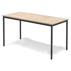 Stół SONITUS, 1600x800x800 mm, linoleum, beżowy