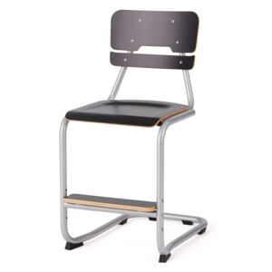 Krzesło Legere III, czarny, wysokość: 500 mm