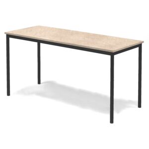 Stół SONITUS, 1600x700x800 mm, linoleum, beżowy