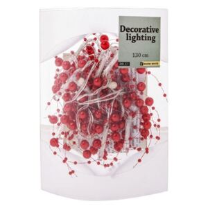 Lampki choinkowe LED SPRINGOS, z koralikami, 1,3 m