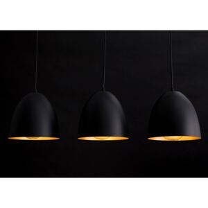 LENOX 3 BLACK-GOLD 410/3 nowoczesna lampa wisząca Czarno / Złota