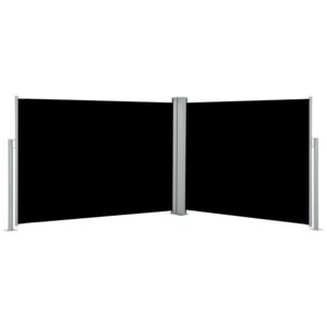 Zwijana markiza boczna, czarna, 100 x 1000 cm