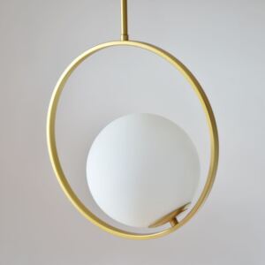 MCODO :: Minimalistyczna złota lampa Bella glamour