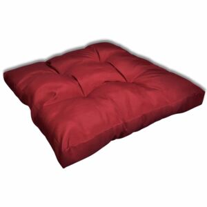 Tapicerowana poduszka do siedzenia, czerwone wino 80 x 10 cm