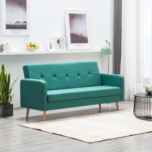 Sofa materiałowa, zielona