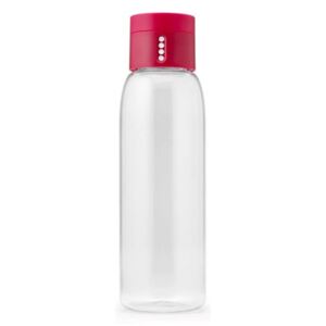 Butelka ze wskaźnikiem spożycia wody JOSEPH JOSEPH Dot, różowa, 0,6 l