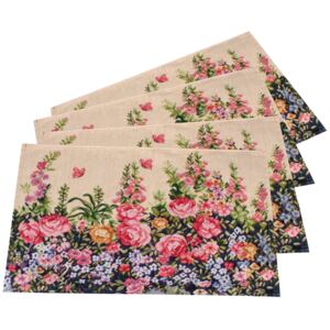 Nakrycie stołowe Flowers, 33 x 48 cm, zestaw 4 szt