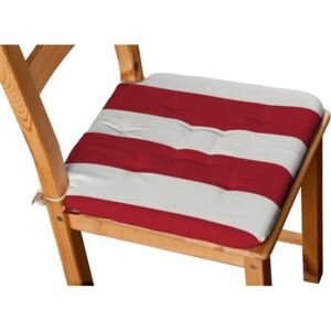 Comics Siedzisko Olek na krzesło, pasy czerwono - białe, 42x41x3,5 cm