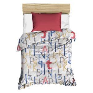 Pikowana narzuta na łóżko Cihan Bilisim Tekstil Letters, 160x230 cm