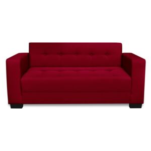 Czerwona rozkładana sofa 3-osobowa Kooko Home Dance