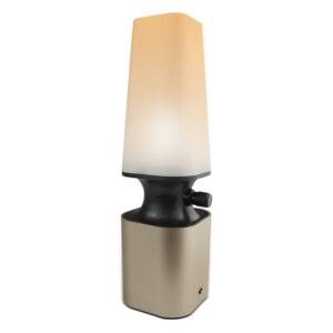 Lampka stołowa akumulatorowa LED INQ Nilsen Karen XS004, kremowa, 2 W