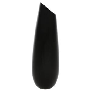 Wazon ceramiczny Drop, 7 x 26 x 7 cm, czarny
