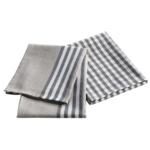 Ręczniki kuchenne 2 sztuki CHEF ETOILE, 50 x 70, kolor czarny