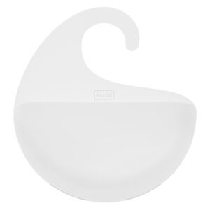Kozioł łazienkowy pojemnik wiszący Surf M biały, 6,5 x 21,6 x 25,3 cm