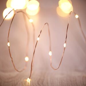 DecoKing - Girlanda świetlna LED na drucie miedzianym