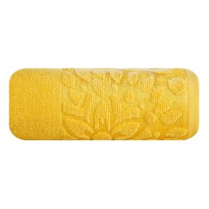 Ręcznik EUROFIRANY Carmen, żółty, 70x140 cm
