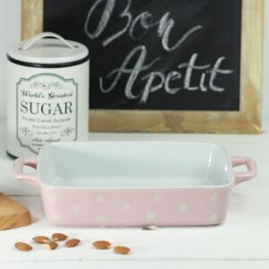 Isabelle Rose® Naczynie ceramiczne do pieczenia, 23 cm różowe
