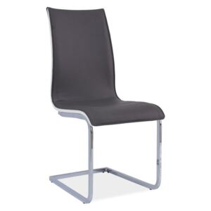Krzesło H-133 Szary Biały Tył