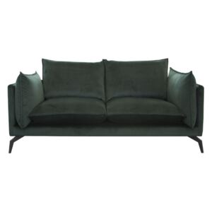 2-osobowa sofa welurowa KESTREL - Kolor zielony