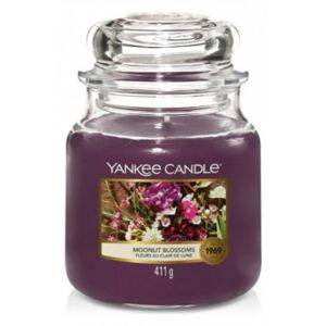 Świeca Yankee Candle Moonlit Blossoms, średni słoik (411g)